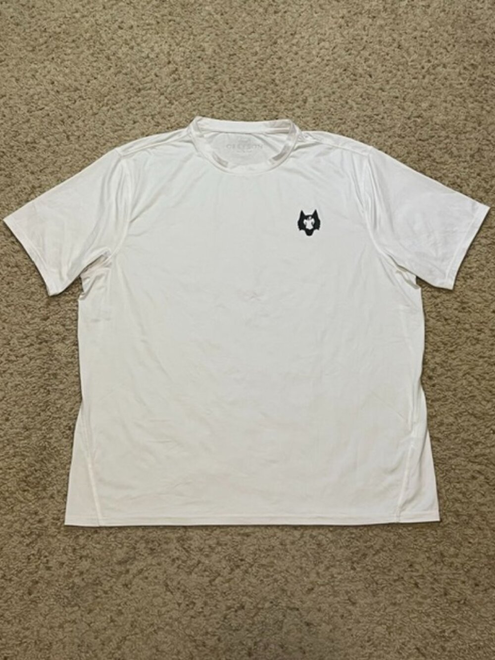 Greyson Men White Guide Sport Classic Performance Tee Shirt Size L EUC Brrr Golf